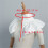Collier victorien avec col détachable satiné, pour-Blanc 4