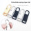 10PCS Metal Zipper Handle Mend Fixer Replacement Zipper-color 5
