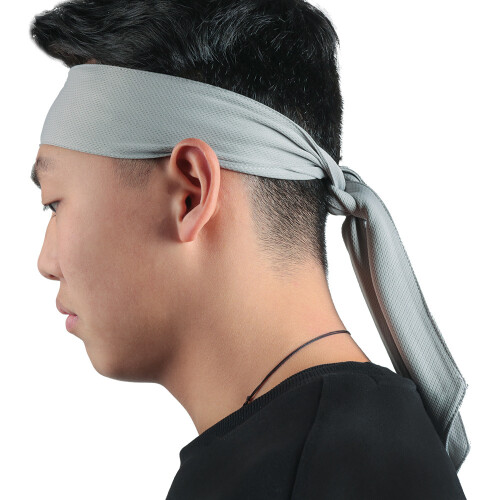 Polyester-Stirnband für Sport, Yoga und Workouts Black 2