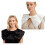 Satins Bows Tie Collar Elegant Dress Accessory Detachable-Black 2