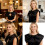 Satins Bows Tie Collar Elegant Dress Accessory Detachable-Black 3