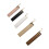 2Pieces PU Leather Pencil Case With Keychain Hook 16CM-brown 2