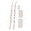 2 Paare Kunstperlen Matte Beige Rhinestone Heels 11