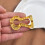Elegant Pin With Contemporary Shape Great For-Large white K 5