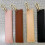 2Pieces PU Leather Pencil Case With Keychain Hook 16CM-brown 5
