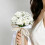 Arrangement de mariage traditionnel blanc et soie, fleurs-COMME 7