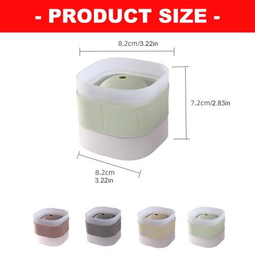Pack de 4 formes de billes flexibles en élastomère pour boissons 2