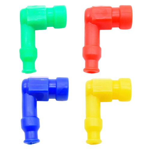 10Pcs Easy Install Rubber Spark Plugs Cap for Reliable-Green 1