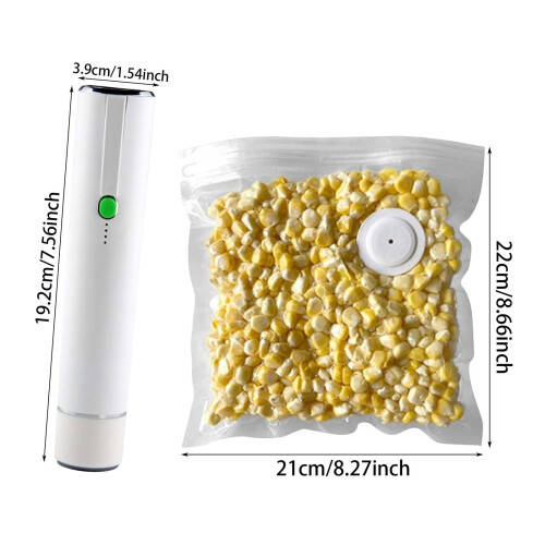 Handheld Vacuum Sealer with 10 Reusable Bags 2