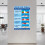 Poster met voedselbewaarschema op canvas (10) 2