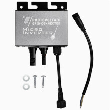 Grid-connected 180-265 VAC solar microinverter with 150 W, MPPT function, IP45 protection rating for home photovoltaic systems