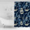 Duschvorhang mit Ozeanboot-Motiv, 152 x 183 cm, Polyester, waschbar 2