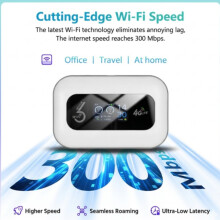 Globalna wersja przenośnego WiFi 6 4G z routerem 3000 mAh, hotspotem i kartą SIM MiFis