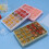 Blue 24-Cavity Silicone Ice Cube Tray with Lid 5