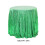 Nappe ronde à sequins vert menthe 119 cm 3
