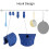 Silicone Hot Handle Holders Blue4Pack 4