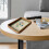 Rattan Shell Tray – Lightweight Plastic Serving Tray 4