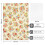 4-pack blommiga kökshanddukar 45x61 cm 2