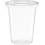 Διαφανή πλαστικά ποτήρια PET 16oz με επίπεδα καπάκια (100) 2