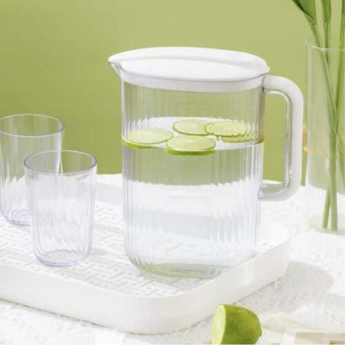 Acrylic Ice Tea Pitcher with Lid 7.08x8.66 Inch 1 Piece 1