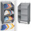 Wall Attached Object Holder Having Three Clear View-Gray 5