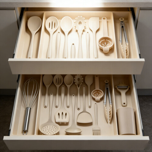 Silicone Kitchen Utensil Set – 15-Piece, Heat-Resistant, 2