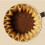 Ubleget kageformet kaffefilterpapir (4,5x6x7 cm) 3
