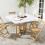 Toalha de mesa quadrada 34x34 polegadas em elastano preto, pacote com 2 unidades 3
