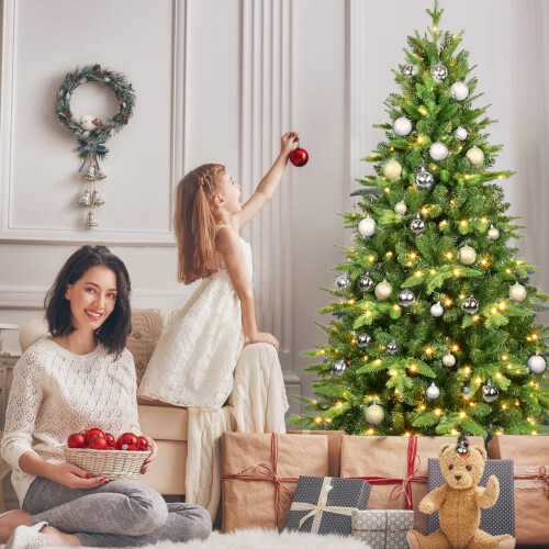 PAPROOS Christmas Tree 6FT 350 Warm White LEDs 1