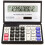 Basic Calculator Large 12-Digit Display Mini Folding Solar 1