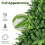 PAPROOS Christmas Tree 6FT 350 Warm White LEDs 5