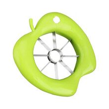 Coupe-fruits avec éplucheur – Plastique et acier inoxydable
