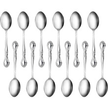 Furculițe Oyster din oțel inoxidabil, 5,8 in, 12 piese