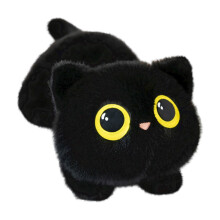 Chat en peluche de Noël, 65 cm, animal en peluche doux