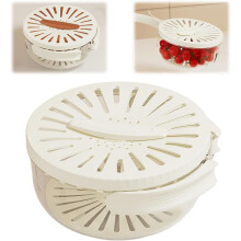 Panier de rangement et d'égouttage pliable 2 en 1