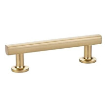 Poignées de meuble en laiton, entraxe de 10 cm (4 po).