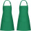 Lot de 2 tabliers de chef ajustables avec poches, verts 1