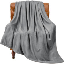 Coperta in pile grigio 40x60 pollici