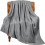 Graue Fleecedecke 40x60 Zoll 1