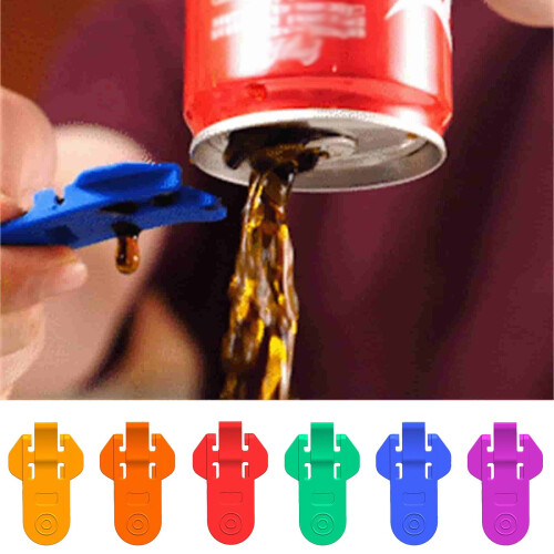 Abridor e protetor de latas de bebidas - pacote com 6