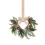 Mini guirlanda de Natal de 15 cm com pinhas e frutos silvestres 1