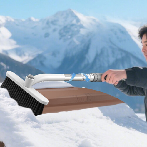Hochleistungs-Eiskratzer mit Teleskopgriff