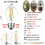 A15 LED Bulb E26 Base 4000K 6W Pack of 6 4