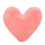 Cojín decorativo con forma de corazón, rosa, 40x35cm 4