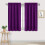 Thermal Insulation Curtains 84x38in Scandinavian Solid 3
