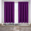 Thermal Insulation Curtains 84x38in Scandinavian Solid 4