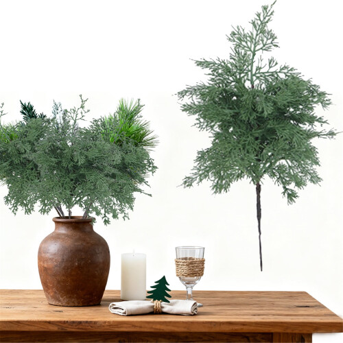 Artificial Cedar Stem 16-20in for Vases 1