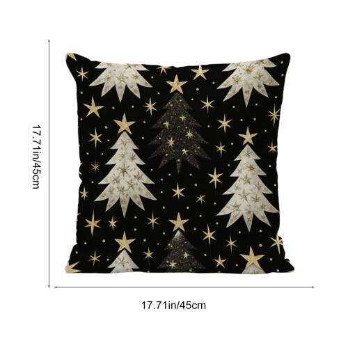 Fodere per cuscini natalizie 45x45 cm, poliestere, multicolore 2