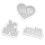 Heart Shaped Happy Easter Silicone Molds for Handmade Candle-D 1