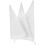 Lot de 3 poches à douille réutilisables en coton, résistantes et souples, blanches. 1